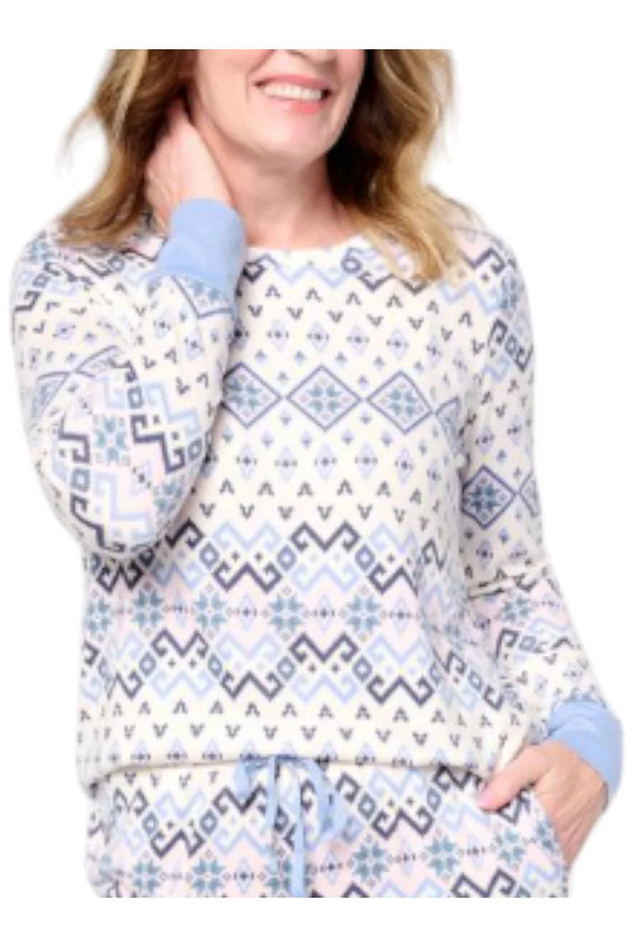 Comfort Code Women's Brushed Ultra Top Multi Fairisle - Regular